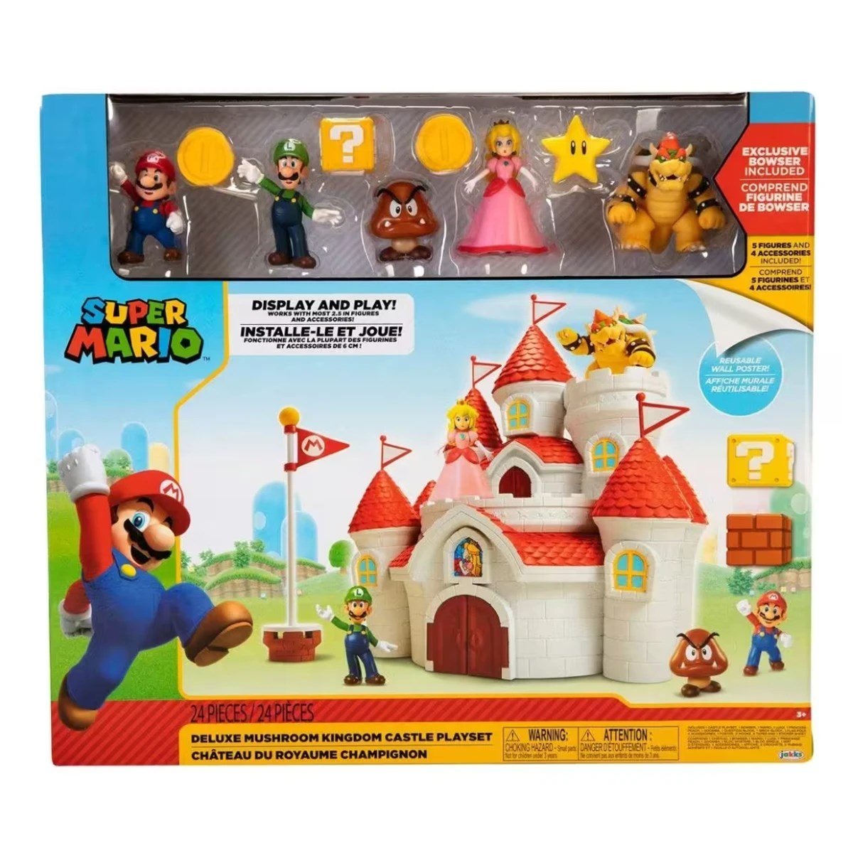 Super Mario Mushroom Kingdom Castle Deluxe Oyun Seti - Roket Oyuncak