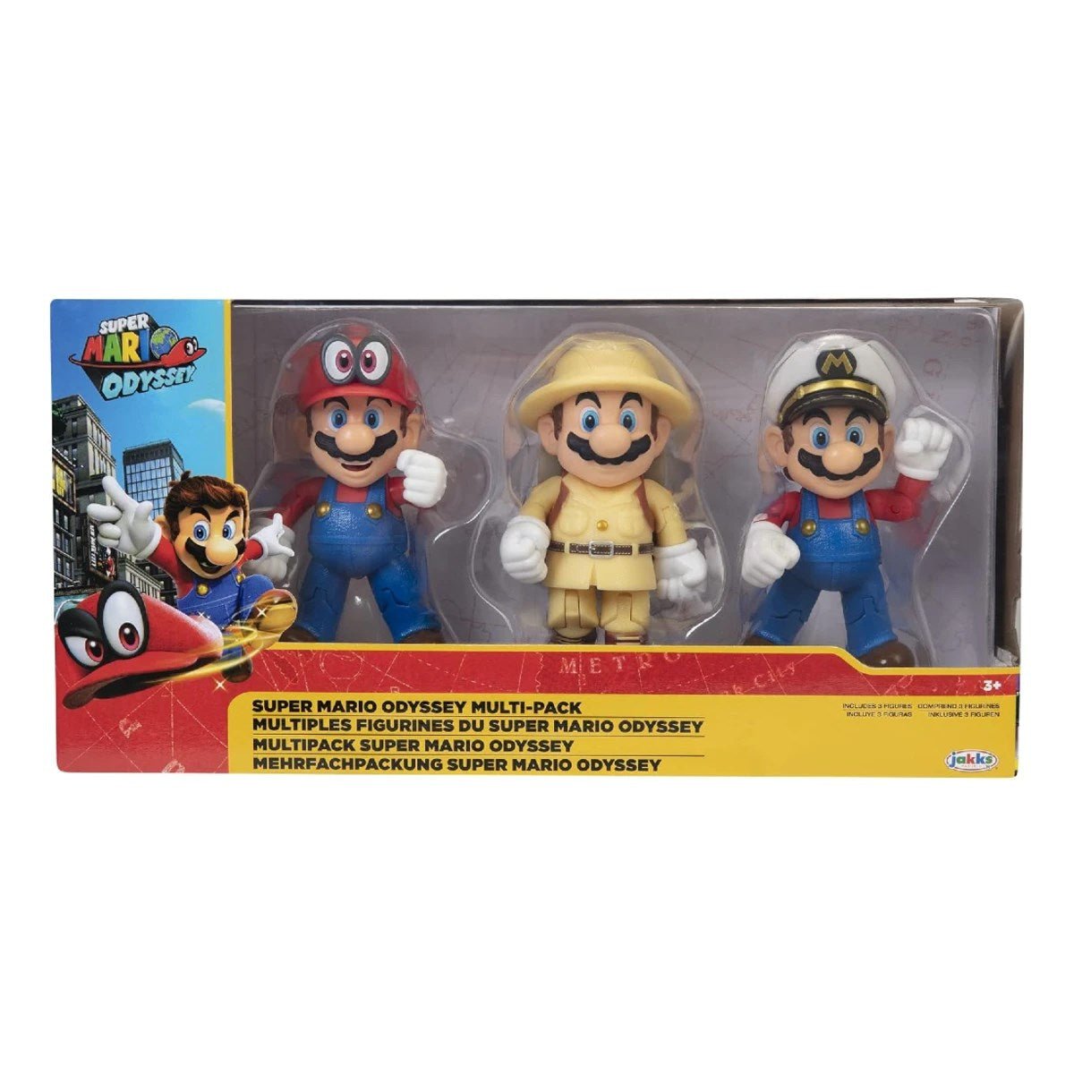 Super Mario Odyssey 3'lü Figür Seti 10 cm - Roket Oyuncak
