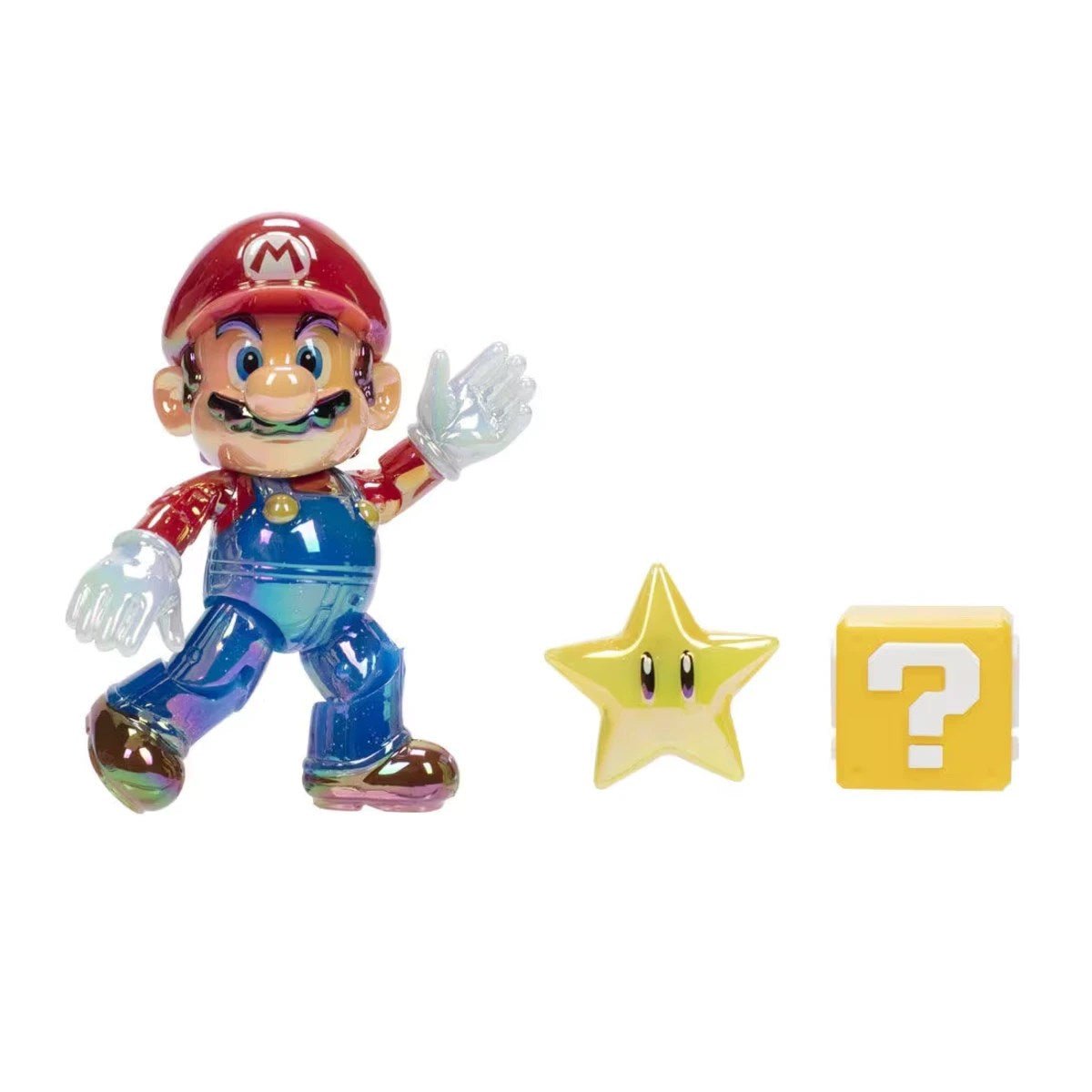 Super Mario Tekli Figür Star Power Mario 10 cm - Roket Oyuncak