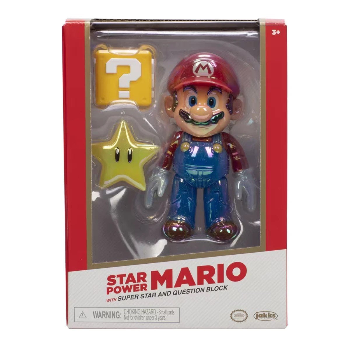 Super Mario Tekli Figür Star Power Mario 10 cm - Roket Oyuncak