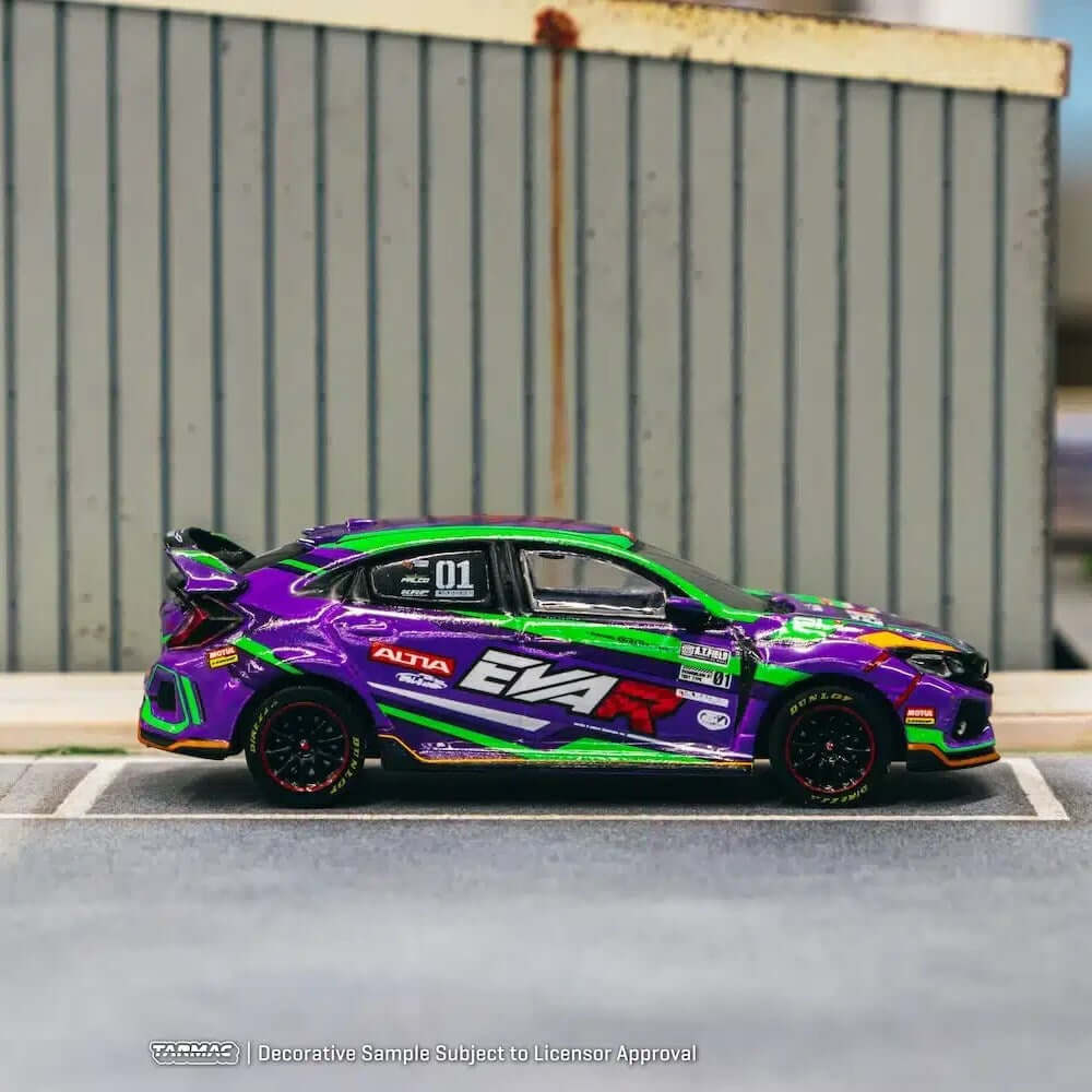 Tarmac 1:64 EVA RT TEST TYPE - 01 Honda Civic TYPE R FK8 - Roket Oyuncak