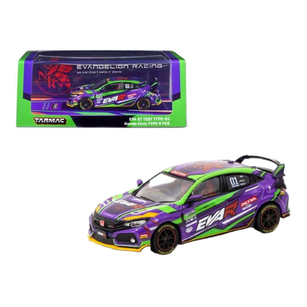 Tarmac 1:64 EVA RT TEST TYPE - 01 Honda Civic TYPE R FK8 - Roket Oyuncak