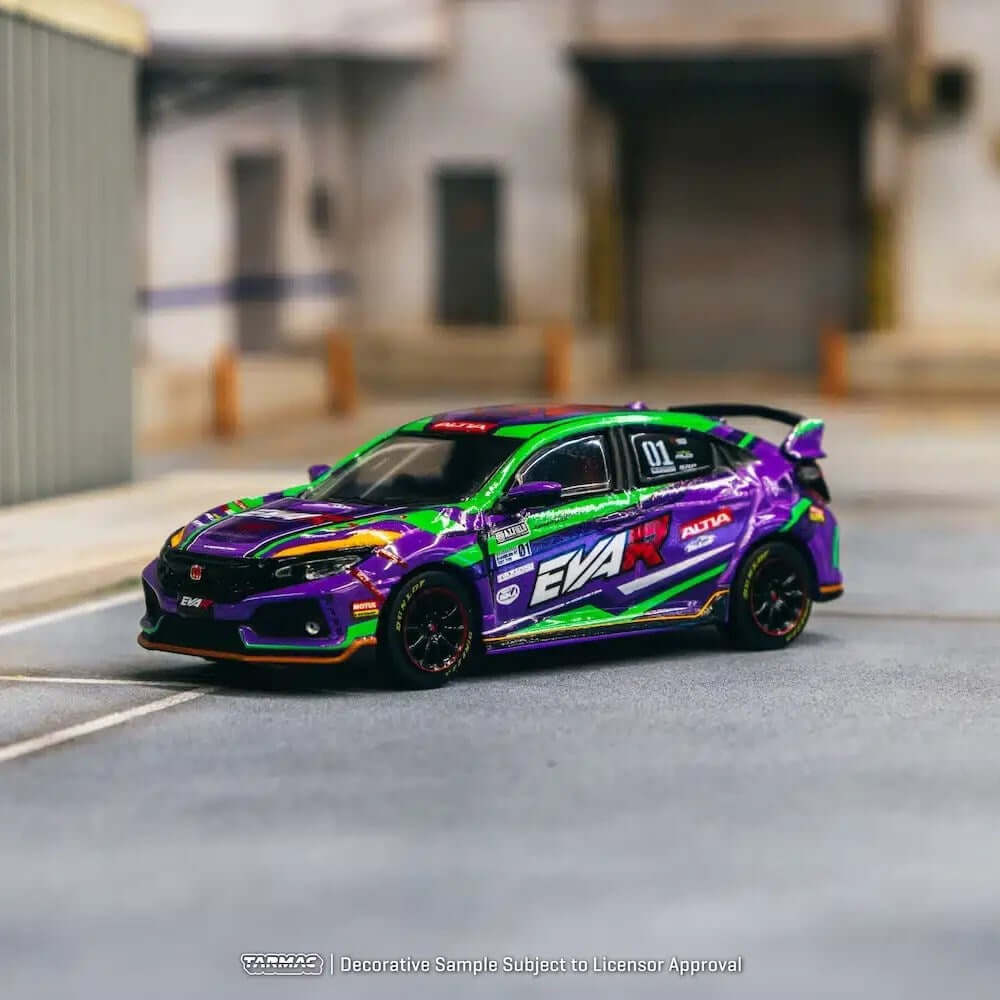 Tarmac 1:64 EVA RT TEST TYPE - 01 Honda Civic TYPE R FK8 - Roket Oyuncak