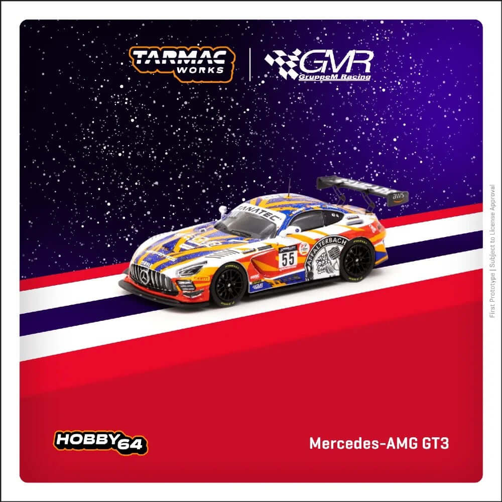 Tarmac 1:64 Mercedes - AMG GT3 24h of Spa 2022 GruppeM Racing - Roket Oyuncak