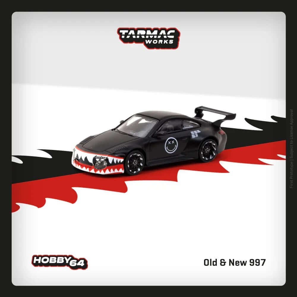 Tarmac 1:64 Old & New 997 Matte Black - Roket Oyuncak