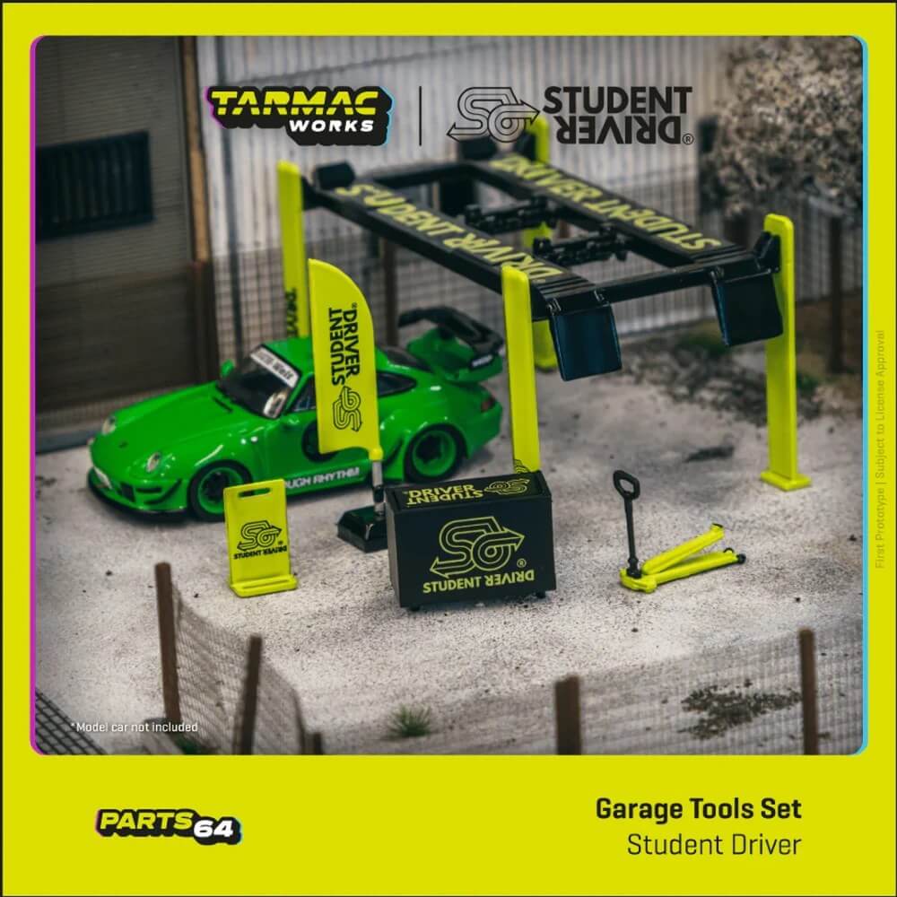 Tarmac Garage Tools Set Student Driver - Roket Oyuncak