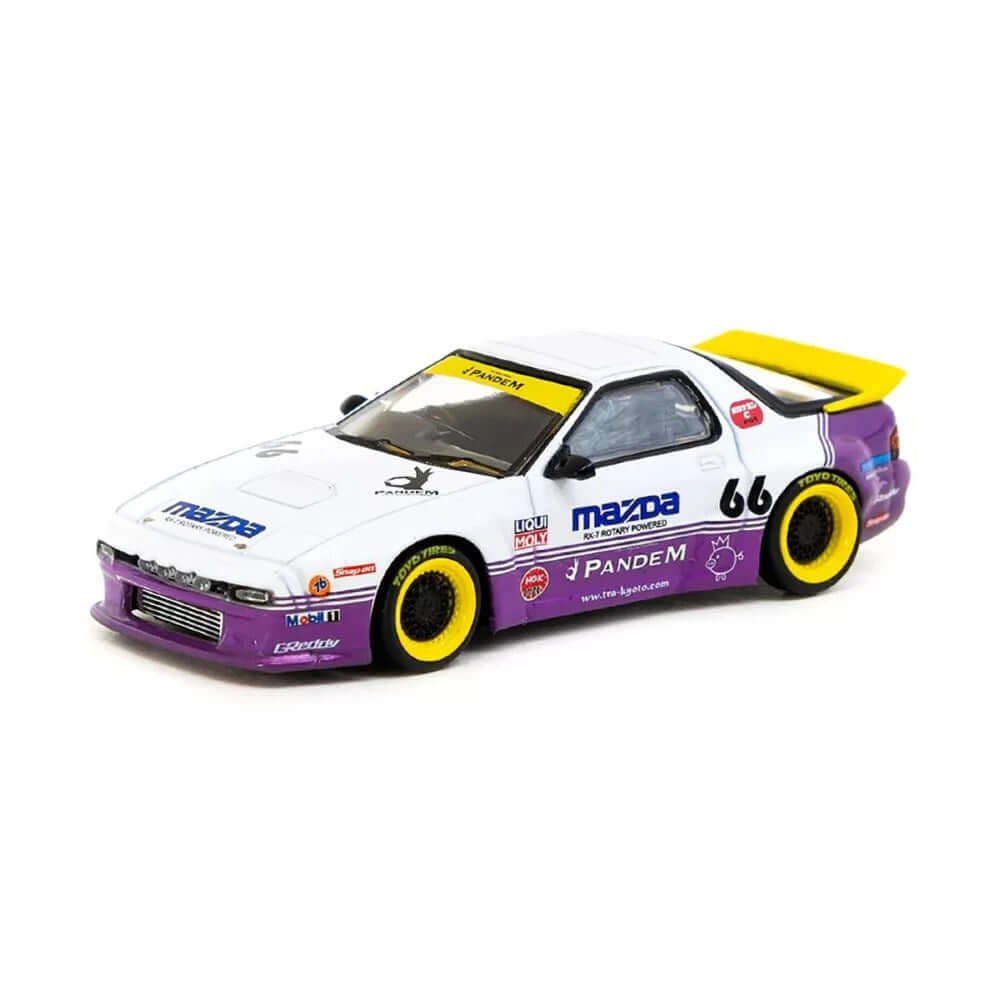 Tarmac Pandem Mazda RX - 7 FC38 White & Purple - Roket Oyuncak