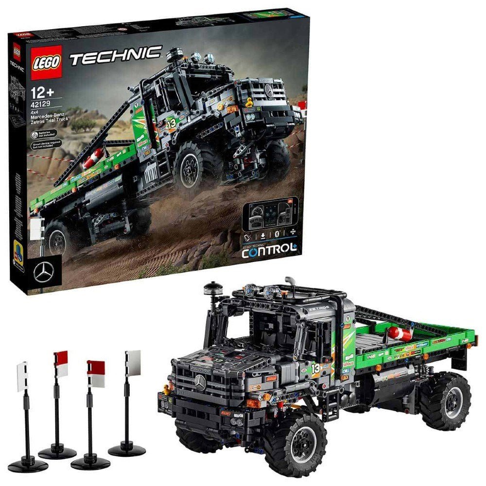 Technic 4x4 Mercedes - Benz Zetros Kamyon 42129 - 12 Yaş ve Üzeri Araç Sevenler İçin Uygulama Kumandalı Koleksiyonluk Yapım Seti (2110 Parça) - Roket Oyuncak