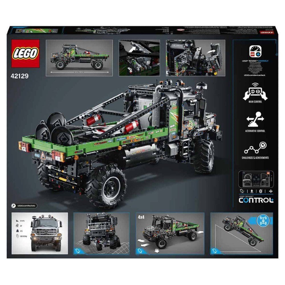 Technic 4x4 Mercedes - Benz Zetros Kamyon 42129 - 12 Yaş ve Üzeri Araç Sevenler İçin Uygulama Kumandalı Koleksiyonluk Yapım Seti (2110 Parça) - Roket Oyuncak