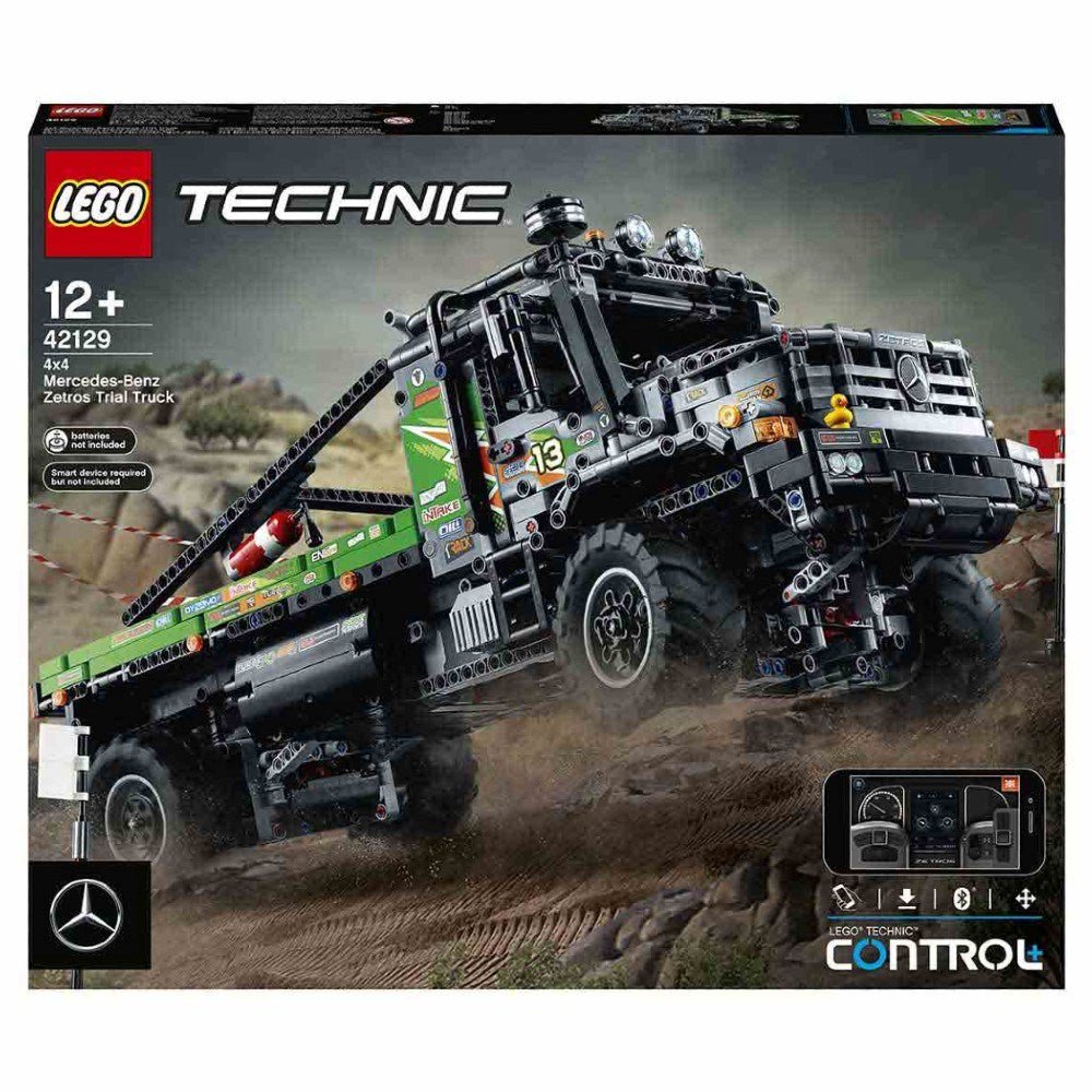 Technic 4x4 Mercedes - Benz Zetros Kamyon 42129 - 12 Yaş ve Üzeri Araç Sevenler İçin Uygulama Kumandalı Koleksiyonluk Yapım Seti (2110 Parça) - Roket Oyuncak