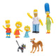 The Simpsons Ailesi ve Evcil Hayvanları 7'li Koleksiyon Figür Seti: 6 cm Ölçekli, Eklemli ve Pozlanabilir Mini Aksiyon Figür Paketi - Roket Oyuncak