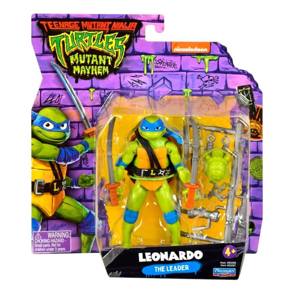 Tmnt Ninja Kaplumbağa Aksiyon Figürler Leonardo The Leader - Roket Oyuncak