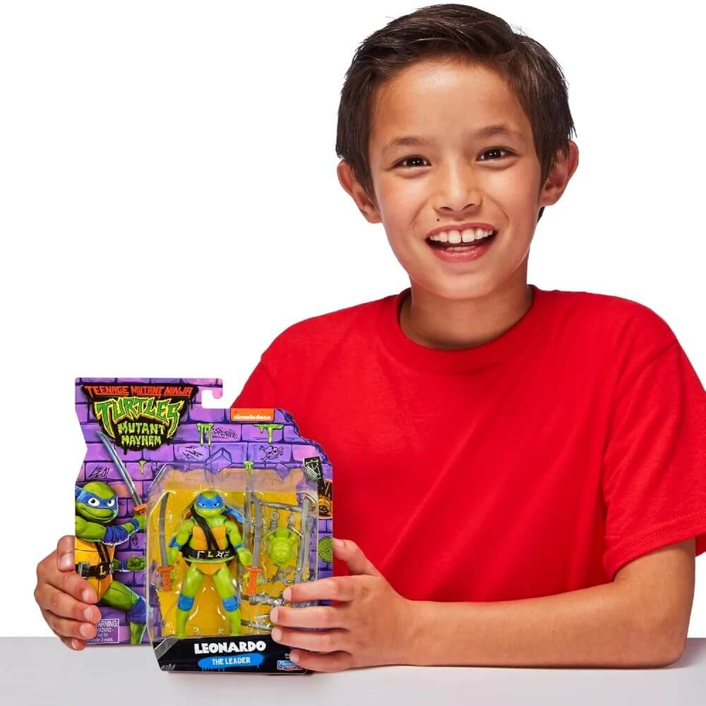 Tmnt Ninja Kaplumbağa Aksiyon Figürler Leonardo The Leader - Roket Oyuncak