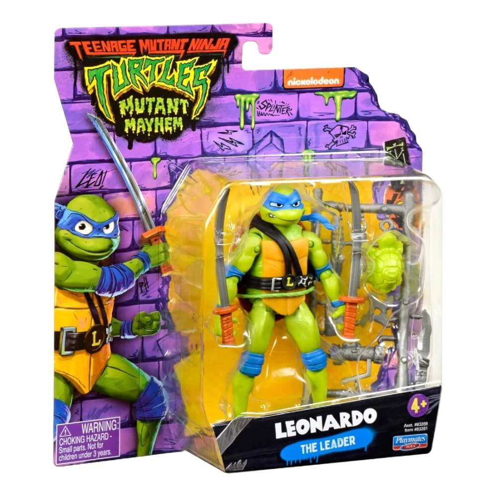 Tmnt Ninja Kaplumbağa Aksiyon Figürler Leonardo The Leader - Roket Oyuncak