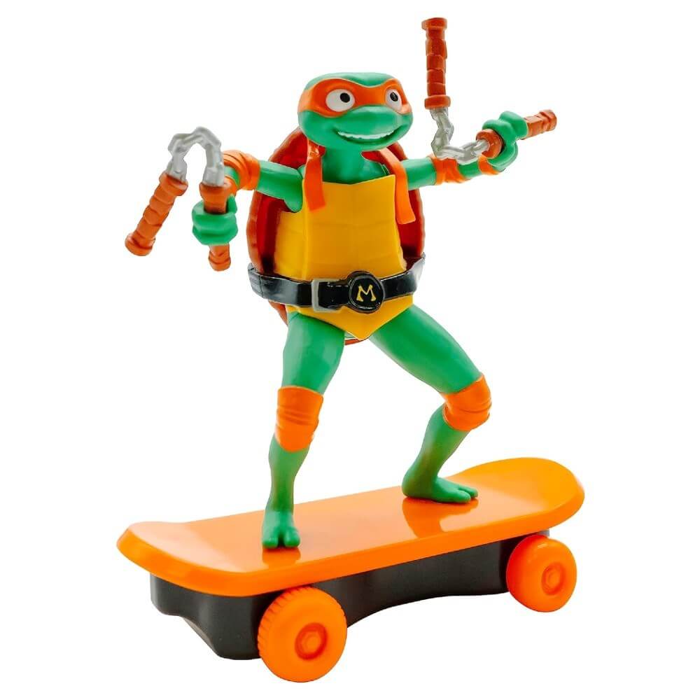 Tmnt Ninja Kaplumbağalar Çek Bırak Kaykay Figür Mikey - Roket Oyuncak