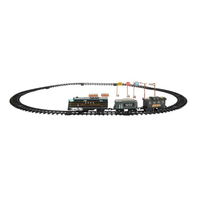 Train Track Sesli ve Işıklı Tren Oyun Seti Gri Tren - Roket Oyuncak