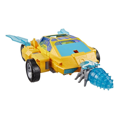 Transformers Cyberworld Bumblebee Power Spark 28 cm Boyutunda, Sesli ve Işıklı, 4 Adımda Dönüşebilen Maskeli Aksiyon Figürü - Roket Oyuncak