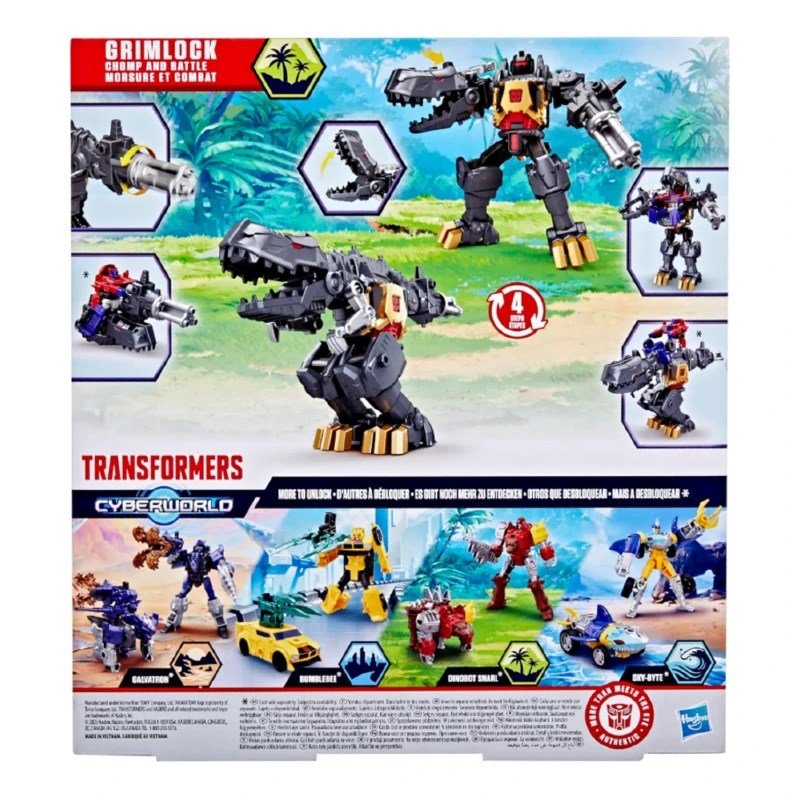 Transformers Cyberworld Chomp & Battle Grimlock - Roket Oyuncak