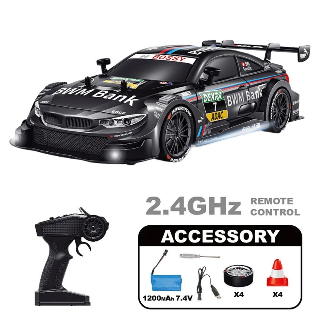 Uzaktan Kumandalı Drift Yarış Arabası 91601P - 2 4WD 30 Km Hız - Roket Oyuncak