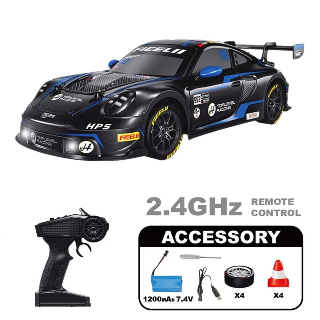 Uzaktan Kumandalı Drift Yarış Arabası 91602P - 2 4WD 30 Km Hız - Roket Oyuncak