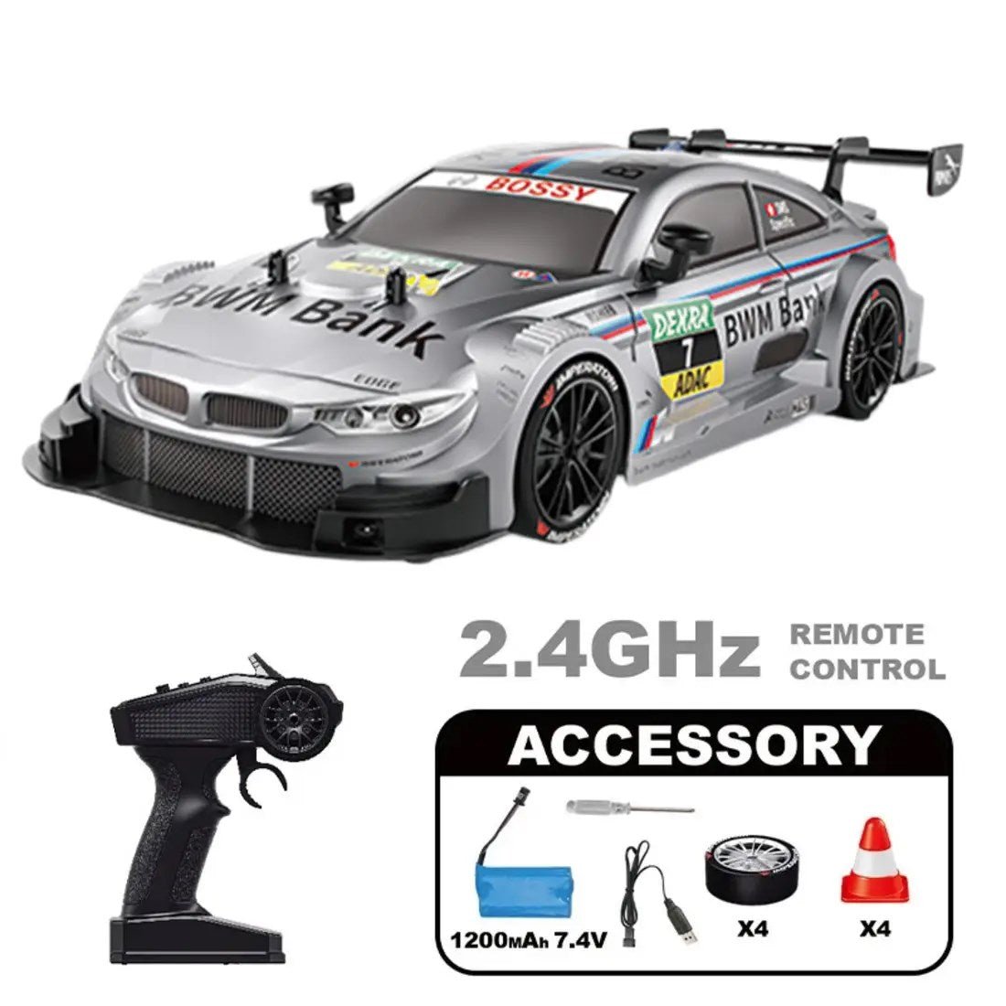 Uzaktan Kumandalı Drift Yarış Arabası 91602P - 2 4WD 30 Km Hız - Roket Oyuncak