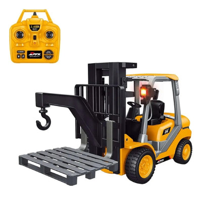 Uzaktan Kumandalı Forklift 2.4 Ghz 9 Kanal Işıklı ve Sesli USB Şarjlı Full Fonksiyon 33 Cm - Roket Oyuncak