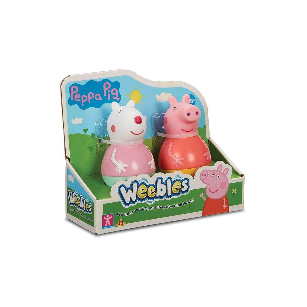 Weebles Peppa Pig 2'li Paket Peppa Pig & Suzzy Sheep - Roket Oyuncak