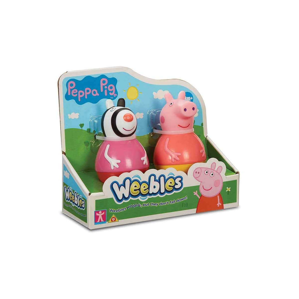 Weebles Peppa Pig 2'li Paket Peppa Pig & Zoe Zebra - Roket Oyuncak