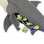 Wild Quest Dev Köpekbalığı Seti 40 cm Boyunda, Isırma Mekanizmalı, Yutma Özellikli ve Karanlıkta Parlayan Deniz Canlıları Oyun Seti - Roket Oyuncak