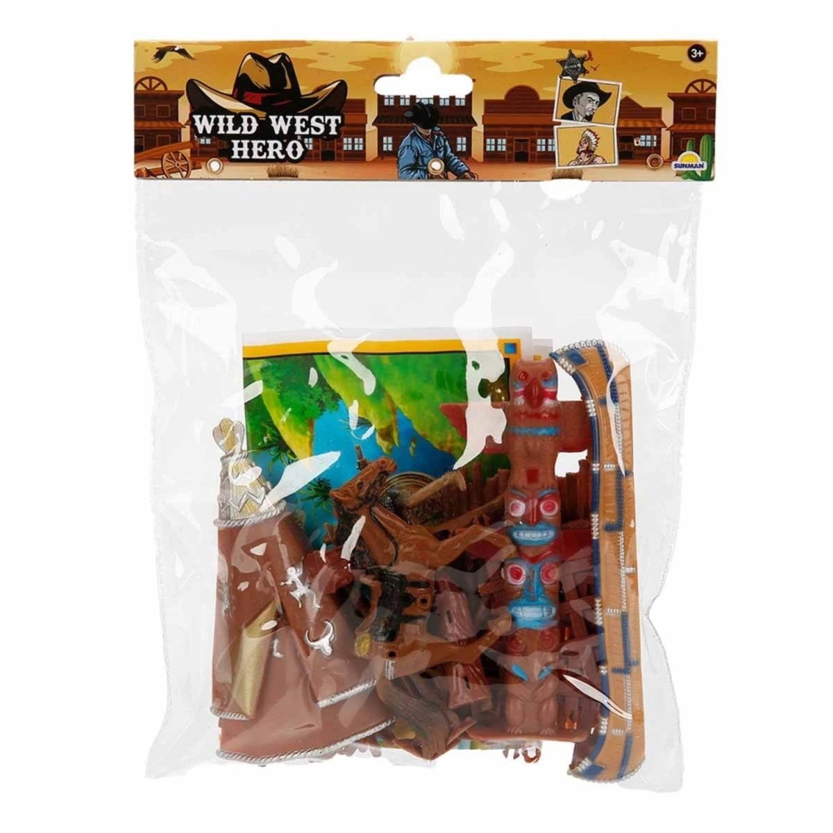 Wild West Hero Kovboy Figürleri Oyun Seti - Roket Oyuncak