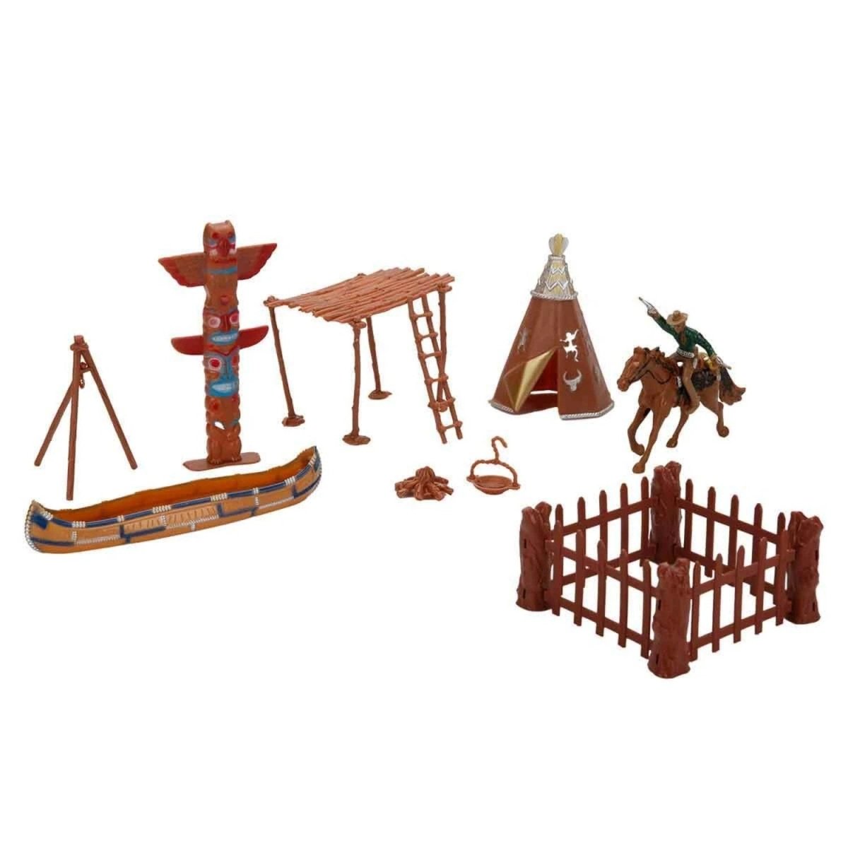 Wild West Hero Kovboy Figürleri Oyun Seti - Roket Oyuncak