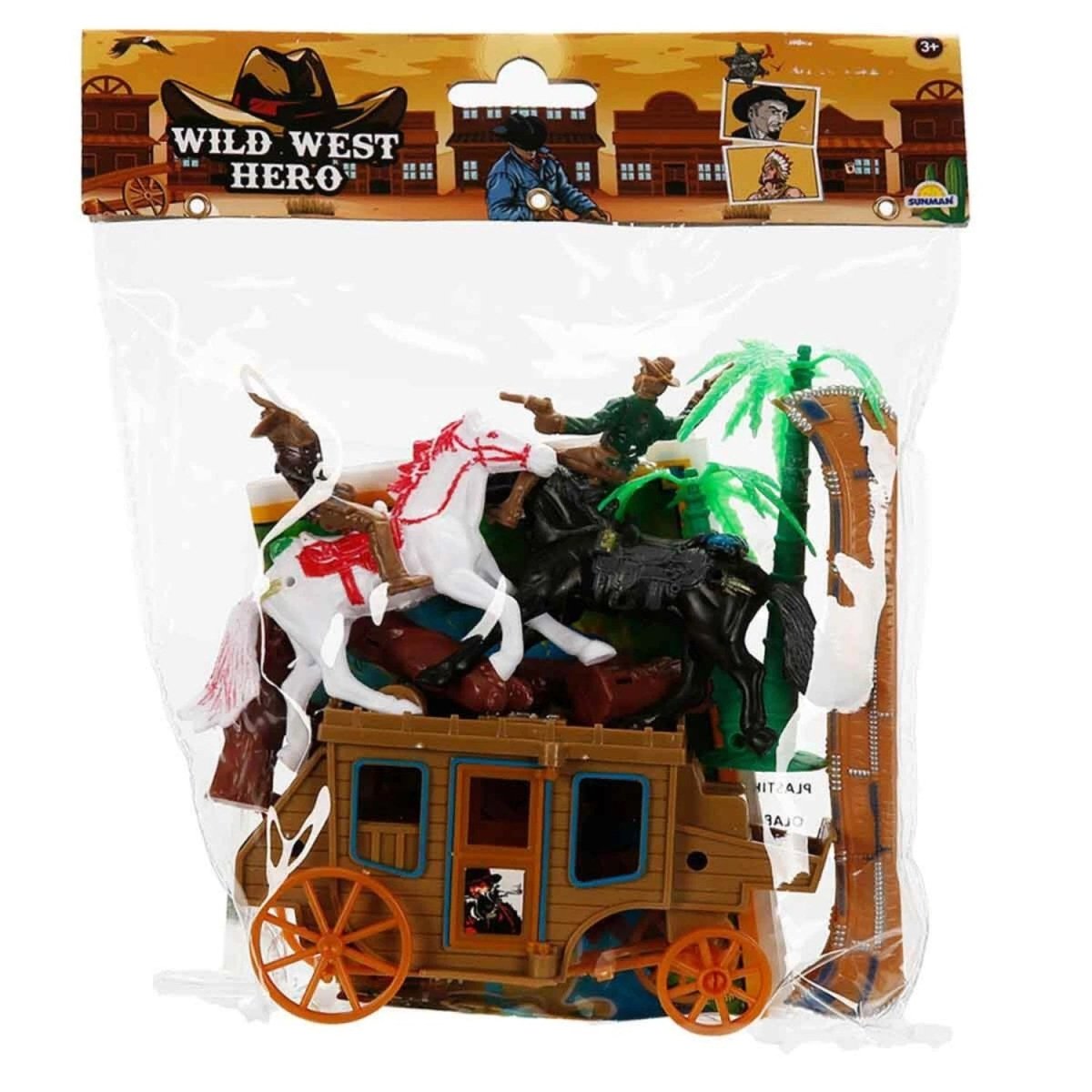 Wild West Hero Kovboy Figürleri Oyun Seti - Roket Oyuncak