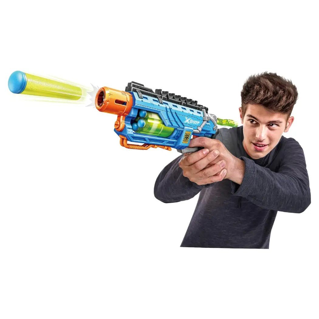 X Shot Dino Striker 16 Mermili Sünger Dart Atan Silah 32 Cm - Roket Oyuncak