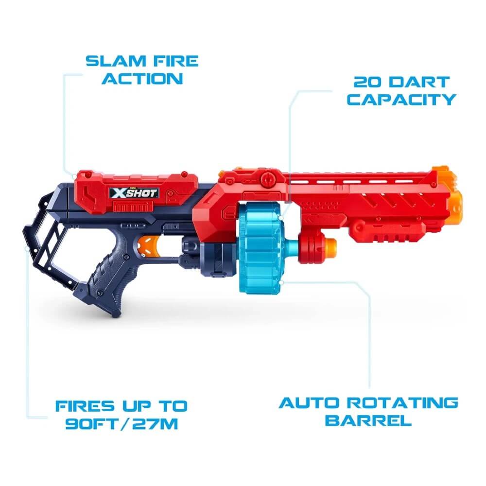 X Shot Excel Turbo Fire 48 Mermili Sünger Dart Atan Silah - Roket Oyuncak