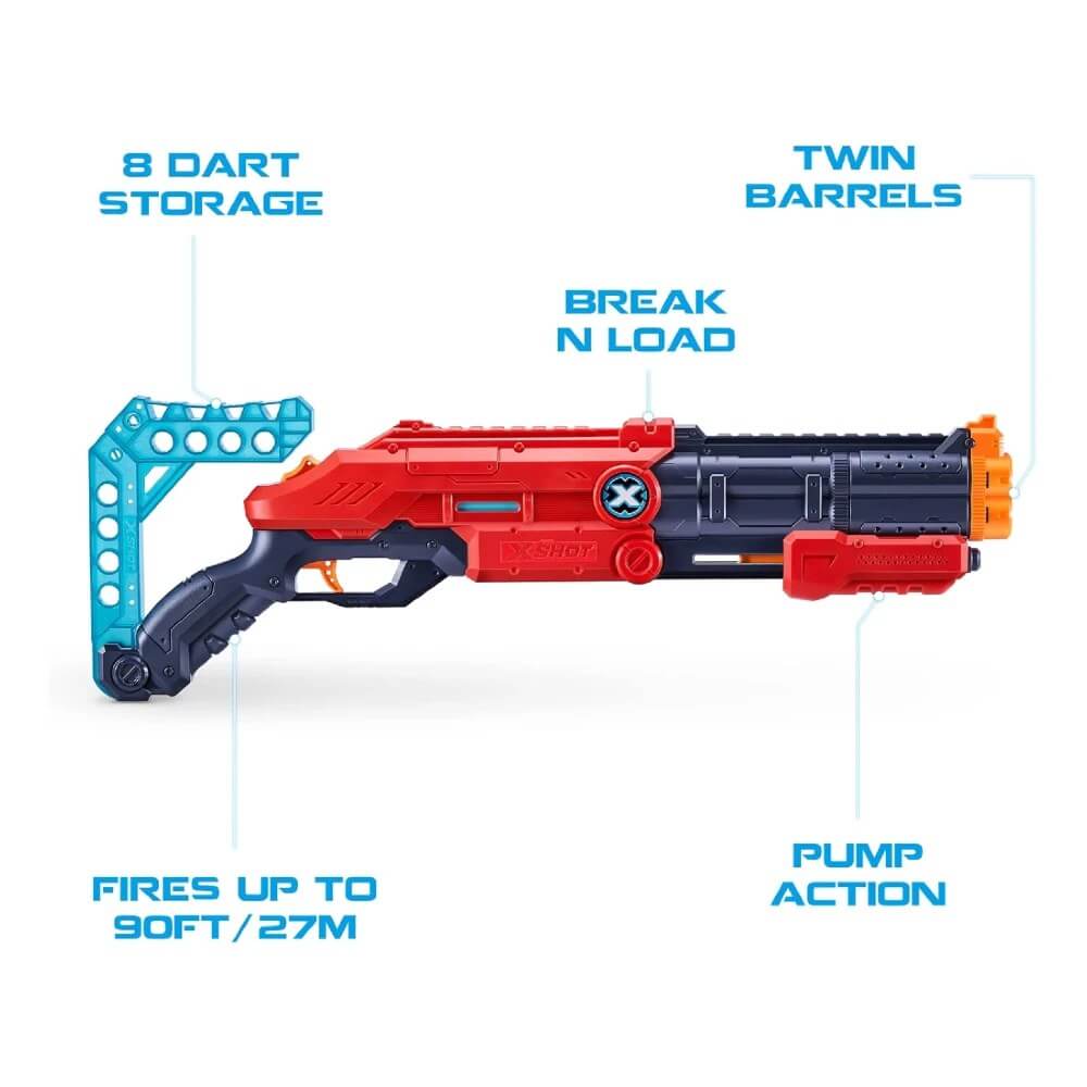 X Shot Excel Vigilante 24 Mermili Sünger Dart Atan Silah 55 Cm - Roket Oyuncak