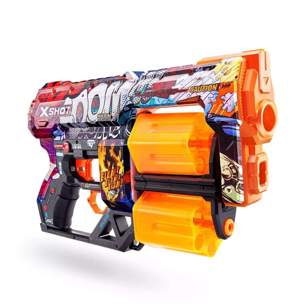 X Shot Skins Dread 12 Mermili Sünger Dart Atan Silah Boom - Roket Oyuncak