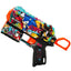 X - Shot Skins Flux Sonic The Hedgehog Hyper Spike 27 Metre Menzilli, 8 Sünger Dartlı, Sonic Lisanslı ve 21 cm Uzunluğunda Aksiyon Silahı - Roket Oyuncak