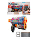 X - Shot Skins Flux Sonic The Hedgehog Robotnik 27 Metre Menzilli, 8 Sünger Dartlı, Sonic Lisanslı ve 21 cm Uzunluğunda Aksiyon Silahı - Roket Oyuncak