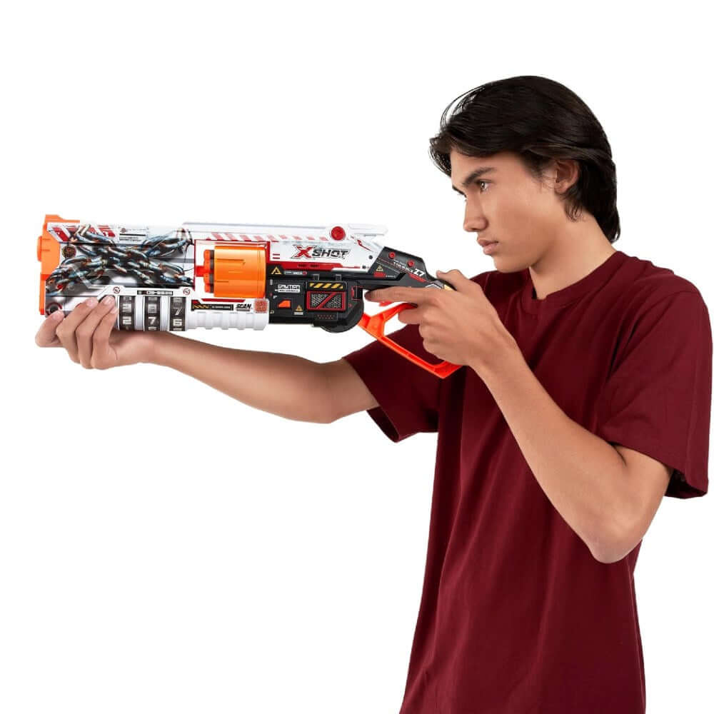 X Shot Skins Lock Blaster 16 Mermili Sünger Dart Atan Silah - Roket Oyuncak