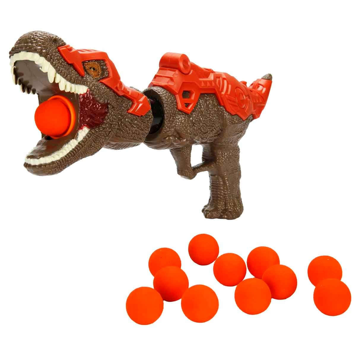 Zapp Toys Sünger Top Atan Dinozor Silah Kahverengi - Roket Oyuncak