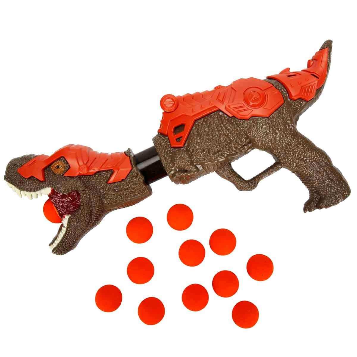 Zapp Toys Sünger Top Atan Dinozor Silah Kahverengi - Roket Oyuncak