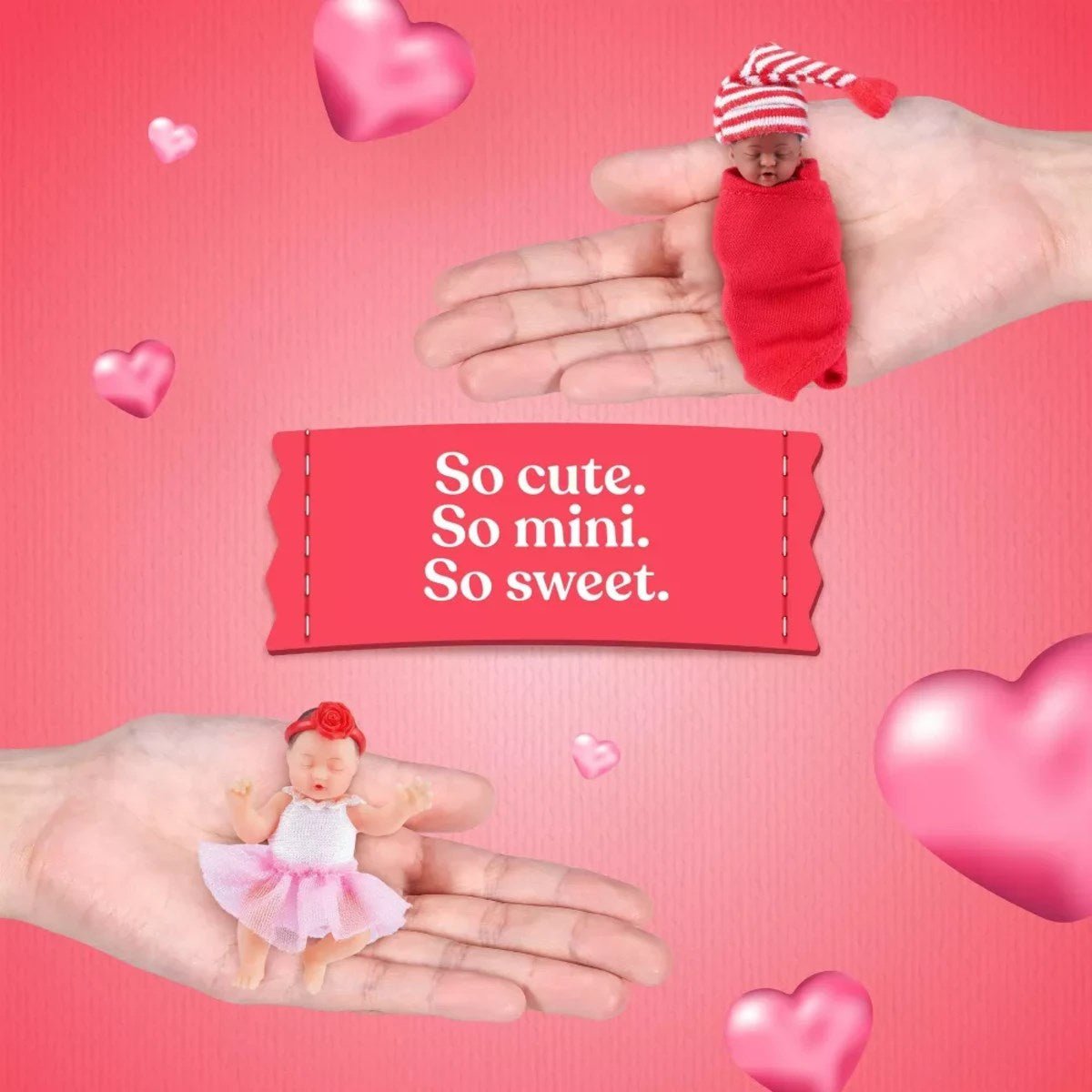 Zuru My Mini Baby Sweet Hearts Seri 1: Özel Kalp Kapsül İçinde Ultra Gerçekçi Mikro Bebek ve Tematik Oyun Aksesuarları - Roket Oyuncak