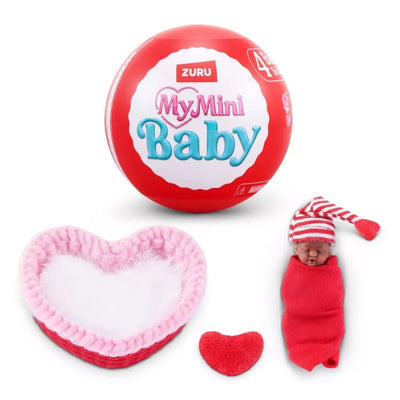 Zuru My Mini Baby Sweet Hearts Seri 1: Özel Kalp Kapsül İçinde Ultra Gerçekçi Mikro Bebek ve Tematik Oyun Aksesuarları - Roket Oyuncak
